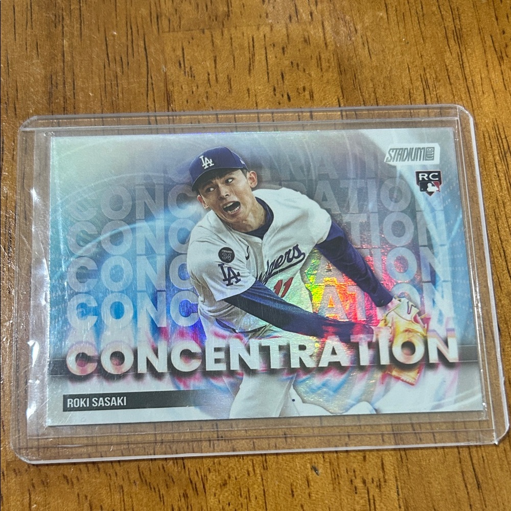 2025 Topps Stadium Club - Concentration Roki Sasaki #C-7 (RC)